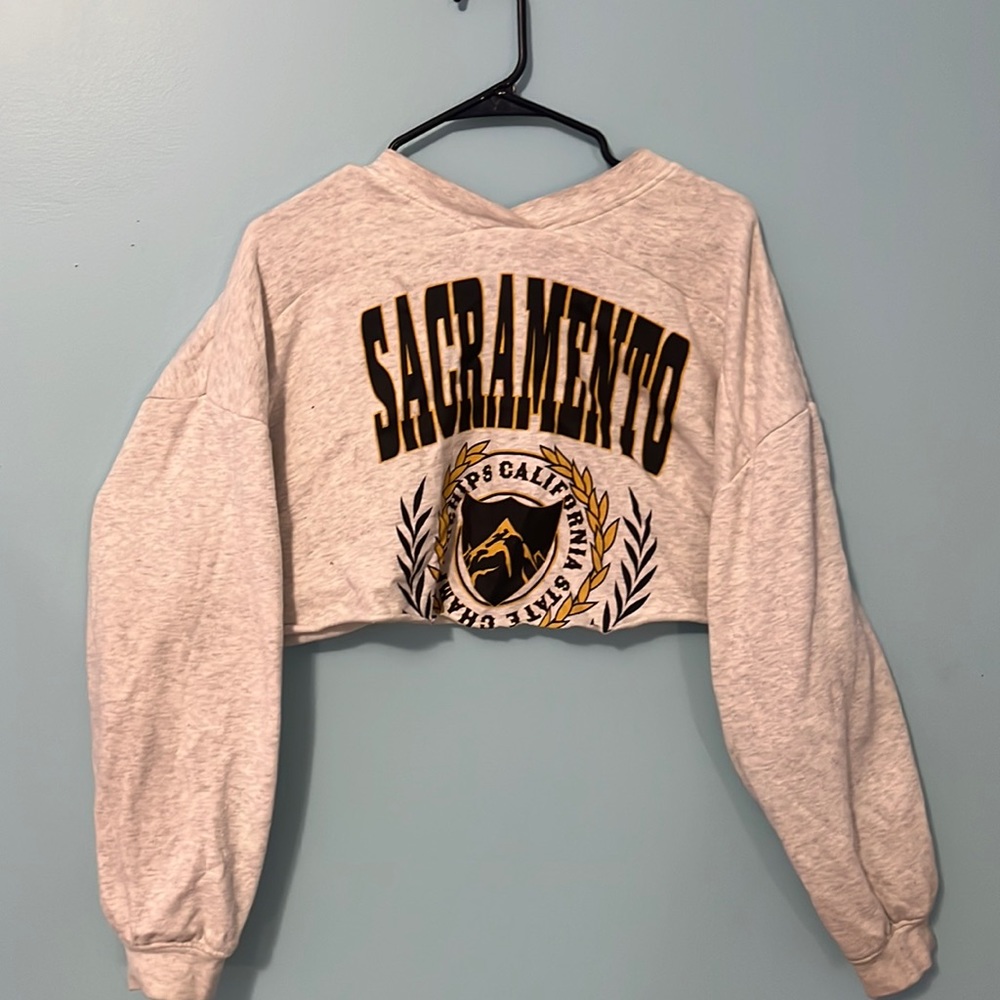 Cropped hoodie- h&m